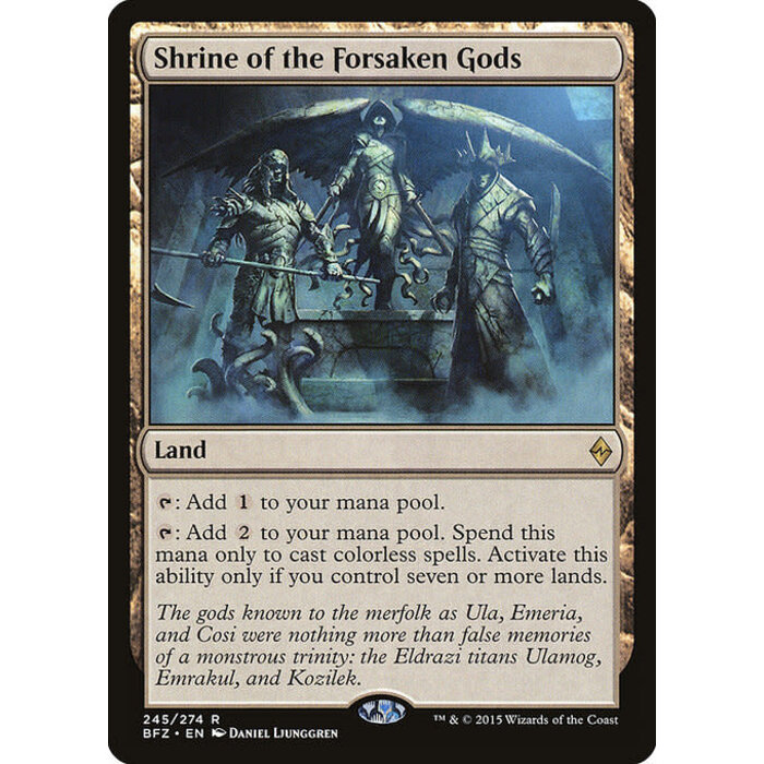 Magic: The Gathering Shrine of the Forsaken Gods (245) Heavily Played