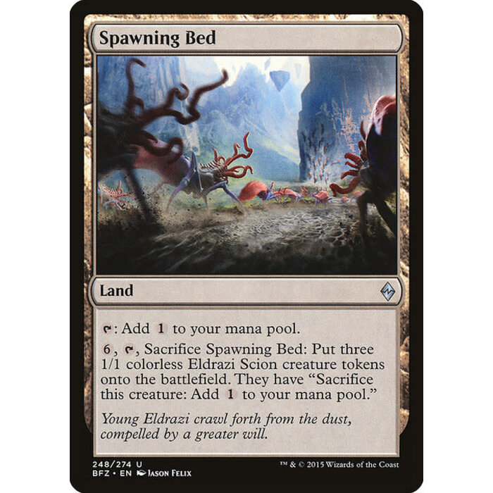 Magic: The Gathering Spawning Bed (248) Lightly Played