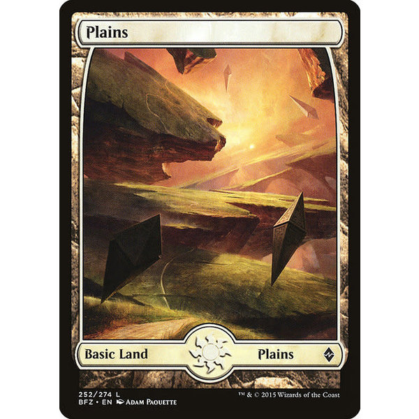 Magic: The Gathering Plains (252) Lightly Played