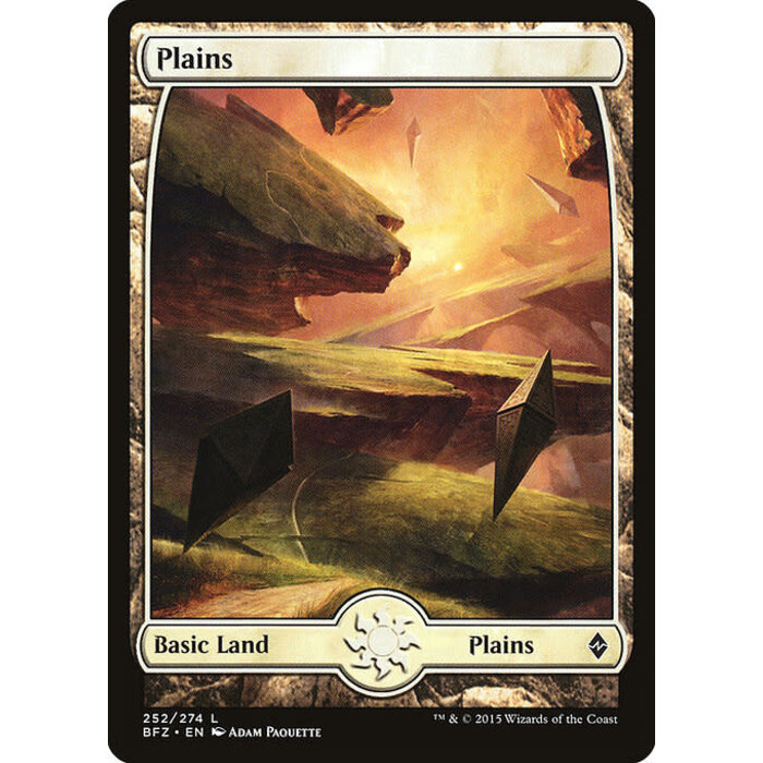 Magic: The Gathering Plains (252) Lightly Played