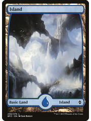 Magic: The Gathering Island (256) Moderately Played