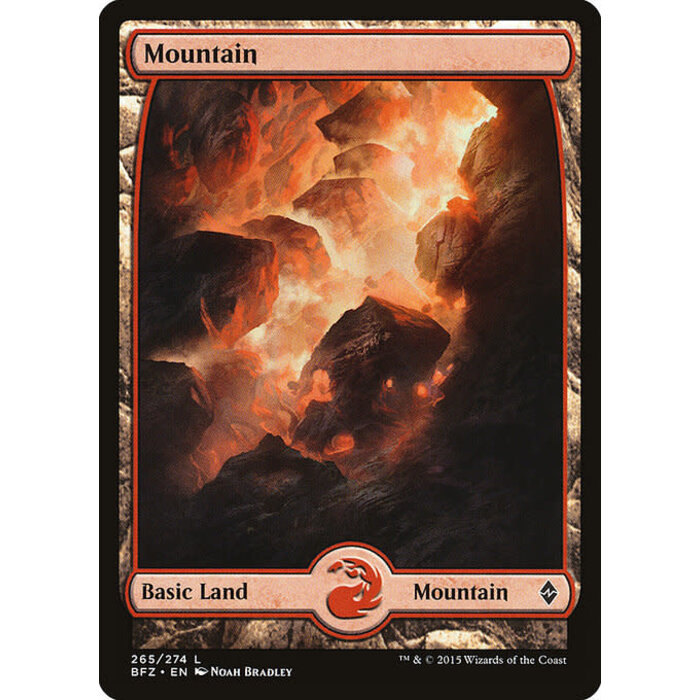 Magic: The Gathering Mountain (265) Moderately Played