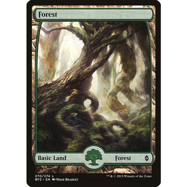 Magic: The Gathering Forest (270) Lightly Played