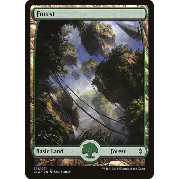 Magic: The Gathering Forest (271) Lightly Played