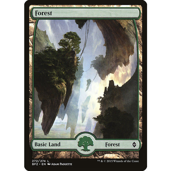 Magic: The Gathering Forest (272) Lightly Played