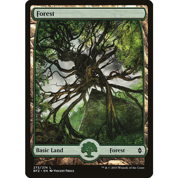 Magic: The Gathering Forest (273) Lightly Played