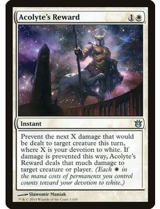 Magic: The Gathering Acolyte's Reward (001) Damaged