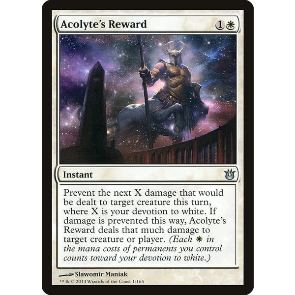 Magic: The Gathering Acolyte's Reward (001) Damaged