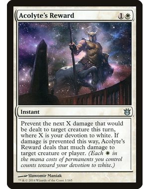 Magic: The Gathering Acolyte's Reward (001) Lightly Played