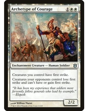 Magic: The Gathering Archetype of Courage (004) Lightly Played