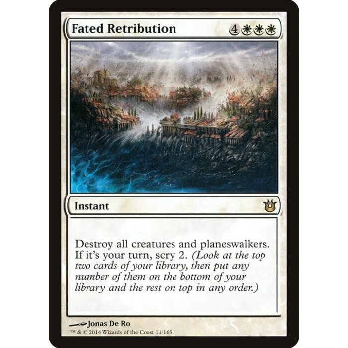 Magic: The Gathering Fated Retribution (011) Moderately Played