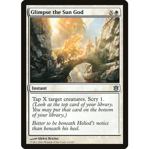 Magic: The Gathering Glimpse the Sun God (013) Lightly Played