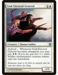 Magic: The Gathering God-Favored General (014) Moderately Played