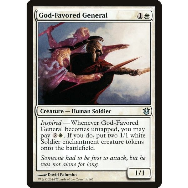 Magic: The Gathering God-Favored General (014) Moderately Played