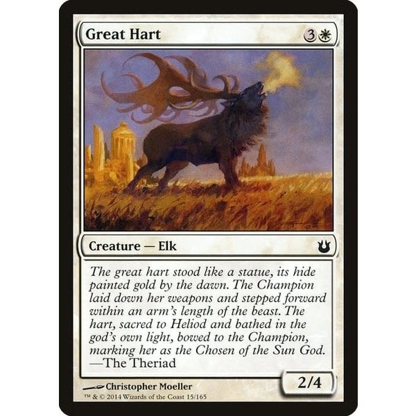 Magic: The Gathering Great Hart (015) Lightly Played