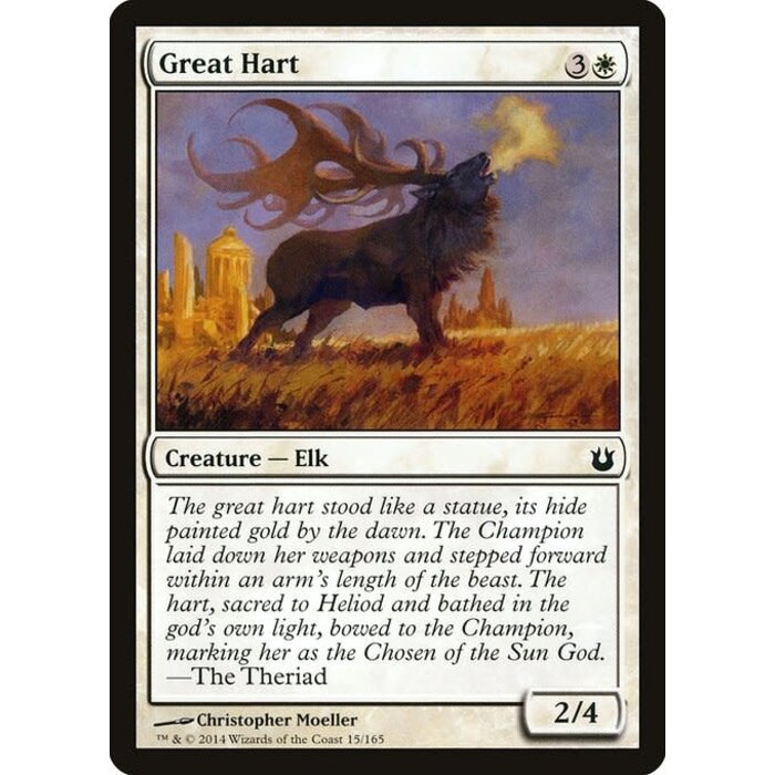 Magic: The Gathering Great Hart (015) Lightly Played