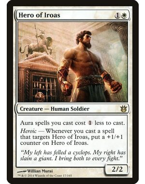 Magic: The Gathering Hero of Iroas (017) Moderately Played Foil