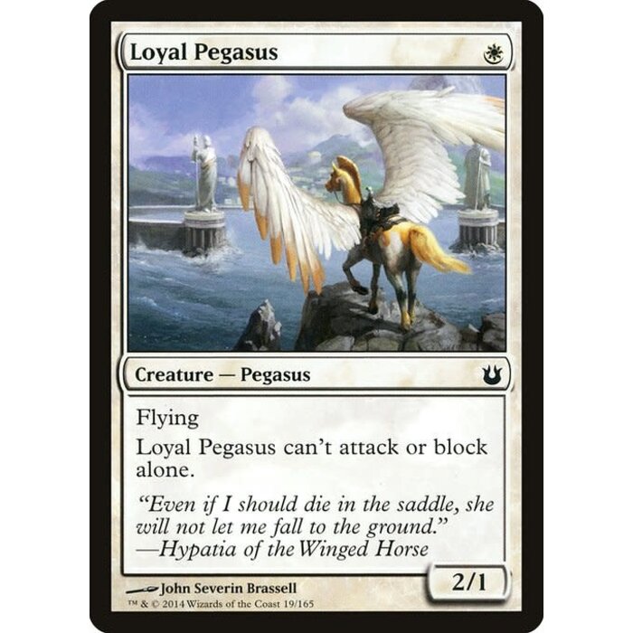 Magic: The Gathering Loyal Pegasus (019) Lightly Played