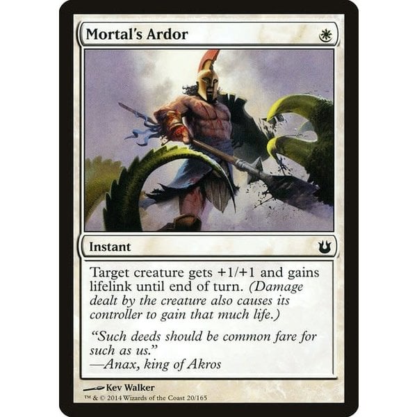 Magic: The Gathering Mortal's Ardor (020) Lightly Played