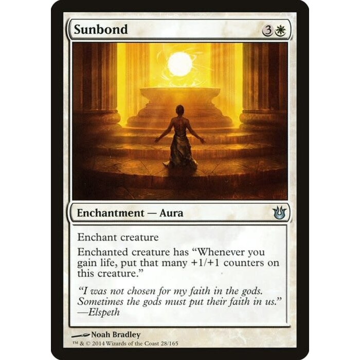 Magic: The Gathering Sunbond (028) Lightly Played