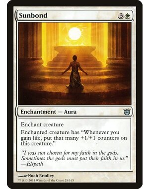 Magic: The Gathering Sunbond (028) Moderately Played