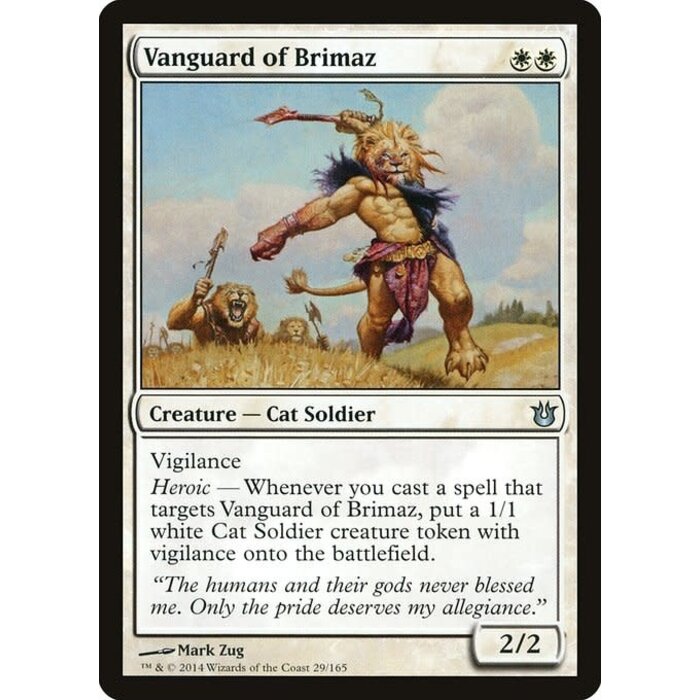 Magic: The Gathering Vanguard of Brimaz (029) Lightly Played