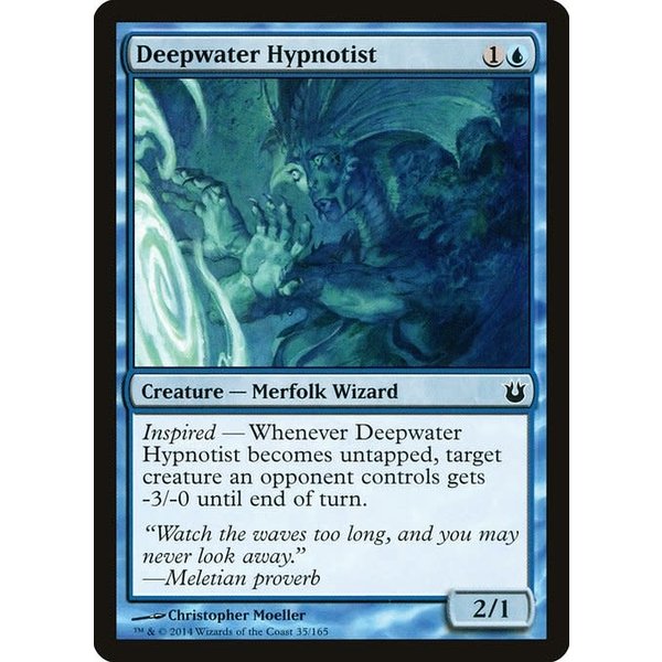 Magic: The Gathering Deepwater Hypnotist (035) Lightly Played