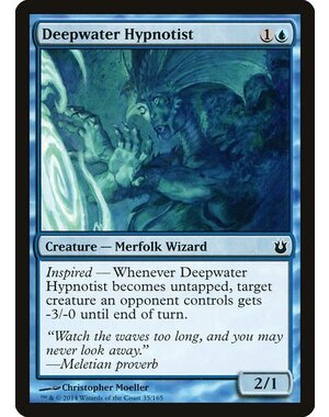 Magic: The Gathering Deepwater Hypnotist (035) Moderately Played Foil