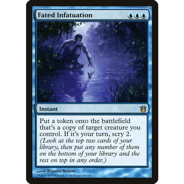 Magic: The Gathering Fated Infatuation (039) Moderately Played Foil