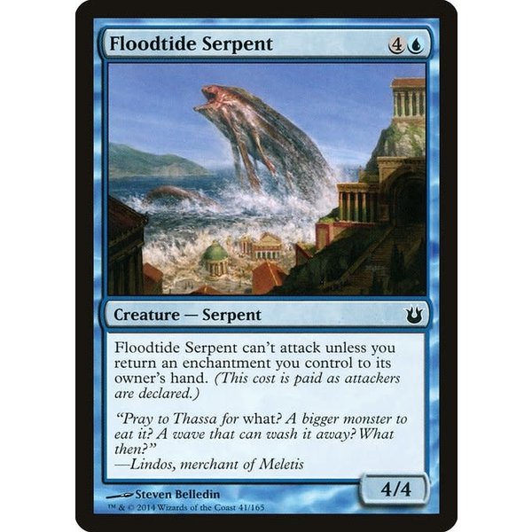 Magic: The Gathering Floodtide Serpent (041) Lightly Played