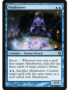 Magic: The Gathering Mindreaver (044) Moderately Played Foil