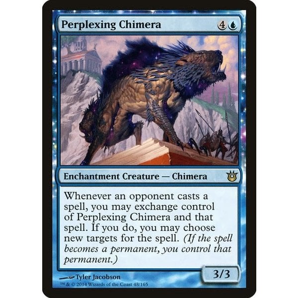 Magic: The Gathering Perplexing Chimera (048) Damaged