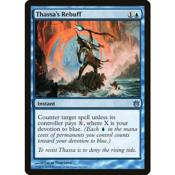 Magic: The Gathering Thassa's Rebuff (054) Lightly Played