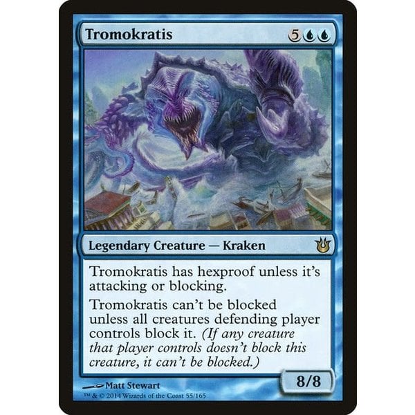 Magic: The Gathering Tromokratis (055) Damaged