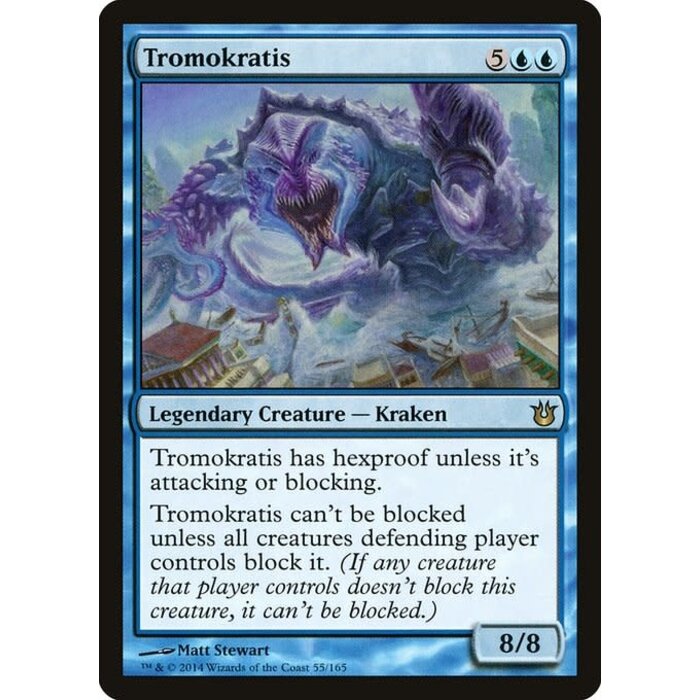 Magic: The Gathering Tromokratis (055) Moderately Played Foil