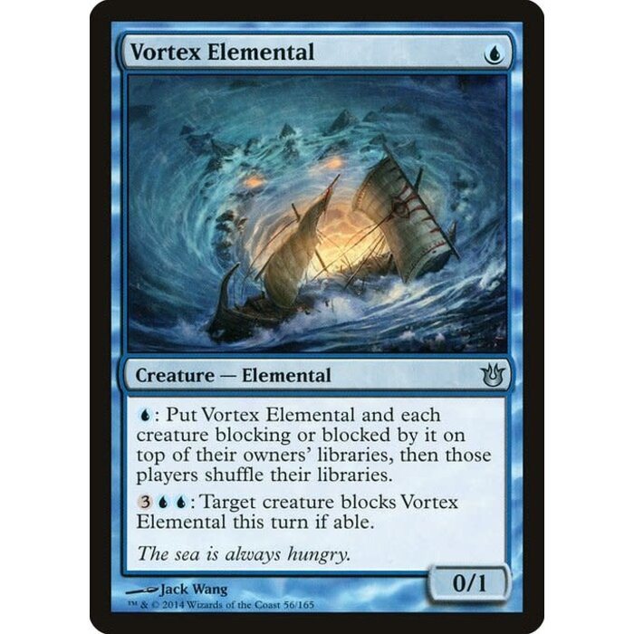 Magic: The Gathering Vortex Elemental (056) Moderately Played Foil