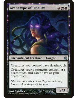 Magic: The Gathering Archetype of Finality (058) Heavily Played