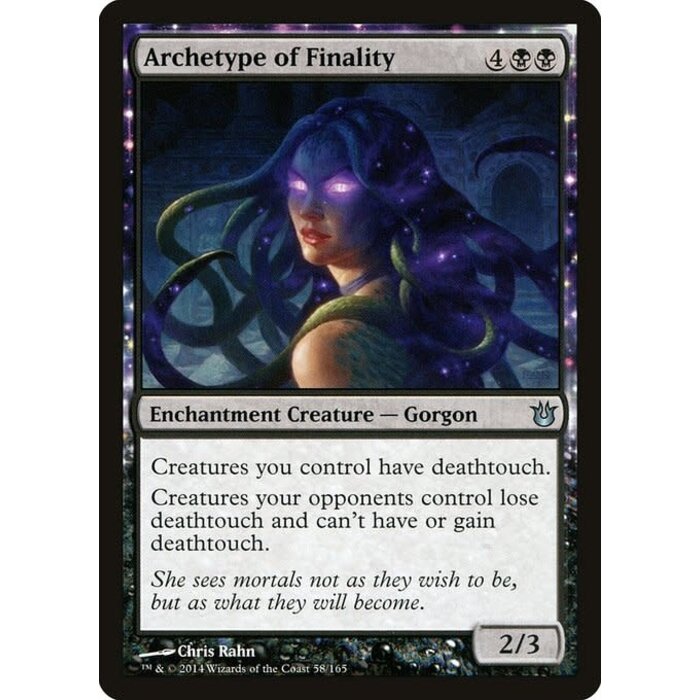 Magic: The Gathering Archetype of Finality (058) Lightly Played