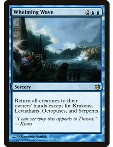 Magic: The Gathering Whelming Wave (057) Damaged