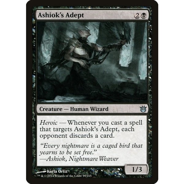 Magic: The Gathering Ashiok's Adept (059) Moderately Played