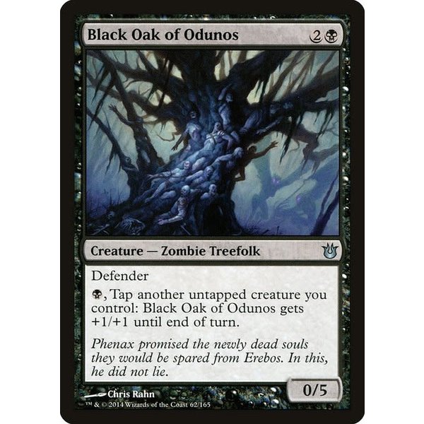 Magic: The Gathering Black Oak of Odunos (062) Lightly Played