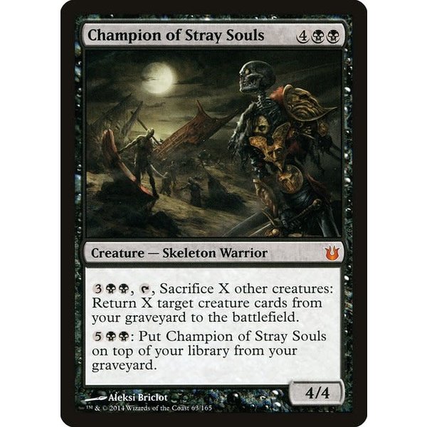 Magic: The Gathering Champion of Stray Souls (063) Lightly Played