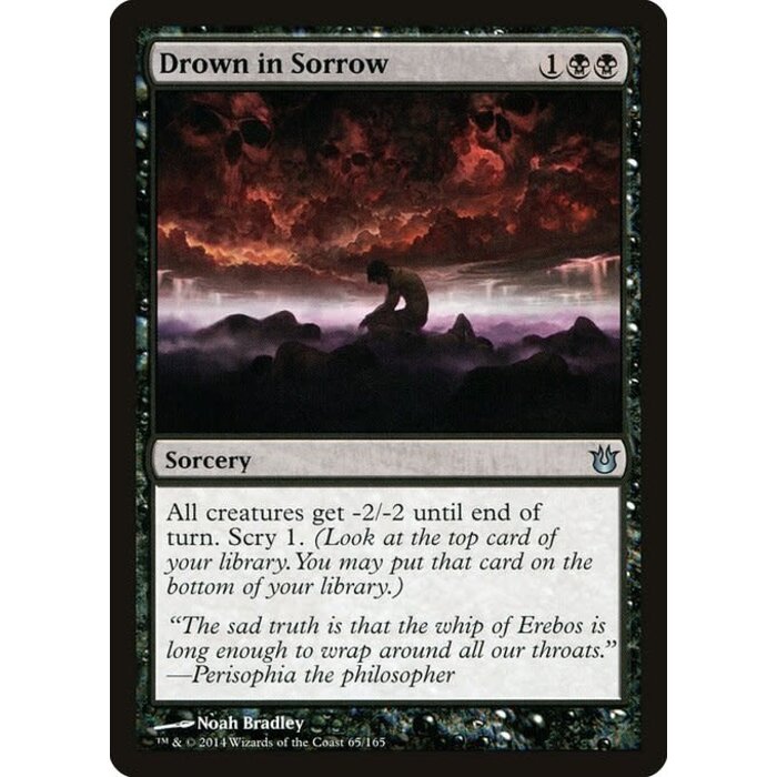 Magic: The Gathering Drown in Sorrow (065) Lightly Played