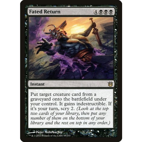 Magic: The Gathering Fated Return (069) Moderately Played Foil