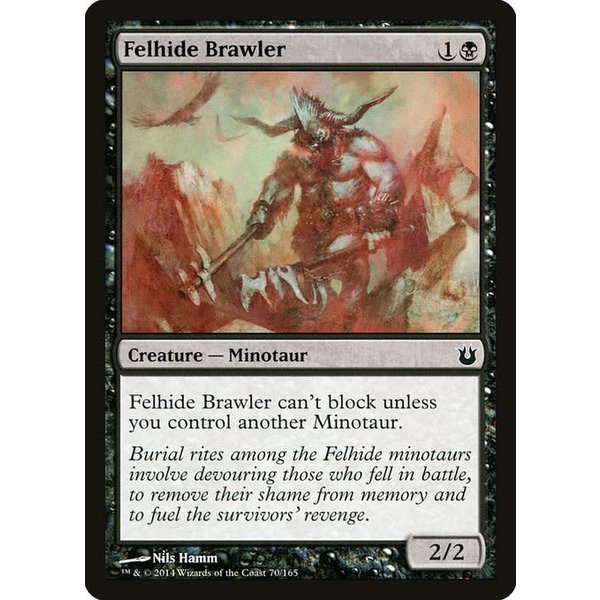 Magic: The Gathering Felhide Brawler (070) Lightly Played