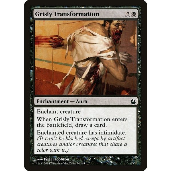 Magic: The Gathering Grisly Transformation (074) Lightly Played