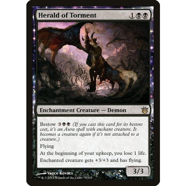 Magic: The Gathering Herald of Torment (075) Damaged