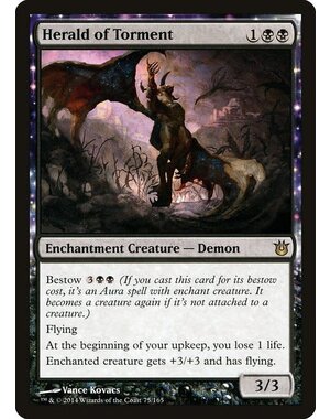 Magic: The Gathering Herald of Torment (075) Moderately Played Foil