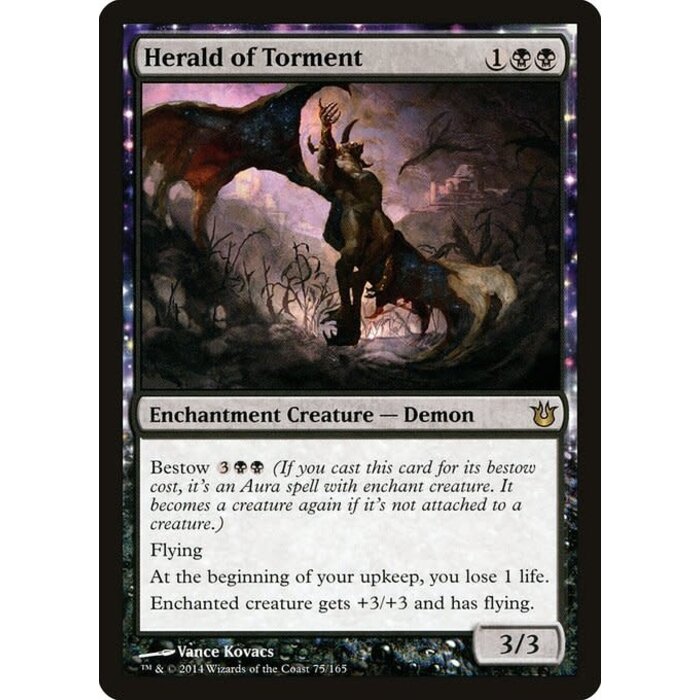 Magic: The Gathering Herald of Torment (075) Moderately Played Foil