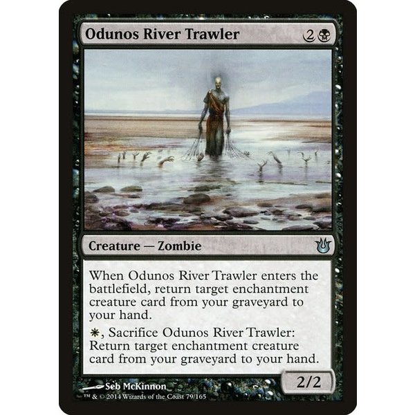 Magic: The Gathering Odunos River Trawler (079) Moderately Played
